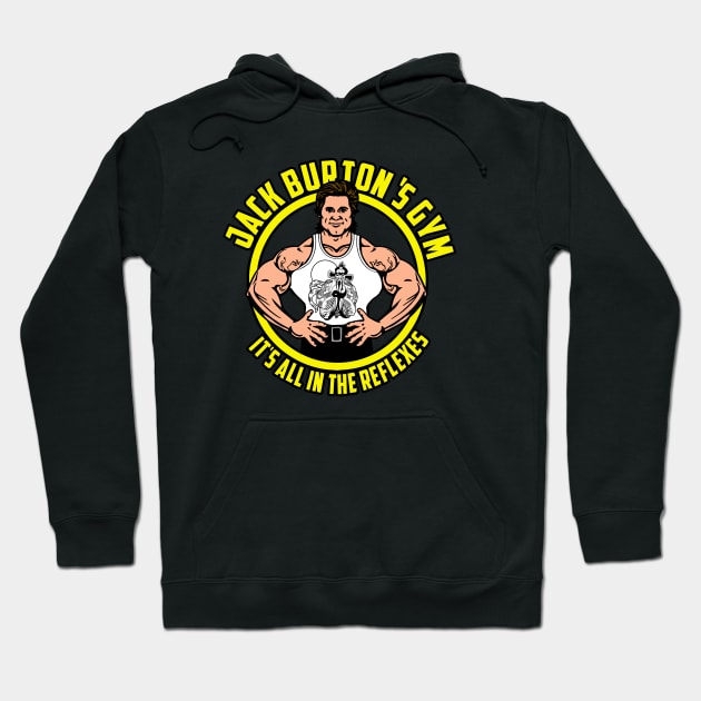 Jack Burton's gym Hoodie by carloj1956